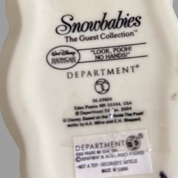 Snowbabies "Look Pooh, no hands" no box 📦 piglet - Picture 4 of 4